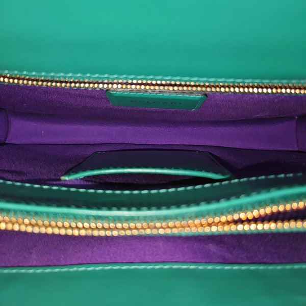 SERPENTI FOREVER Medium Calfskin Green