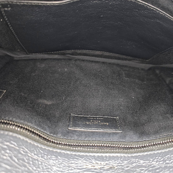 NIKI Medium Chevron Calfskin Gray