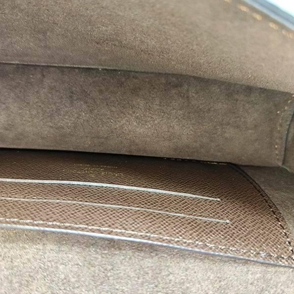 Lily Monogram Coated Canvas Brown