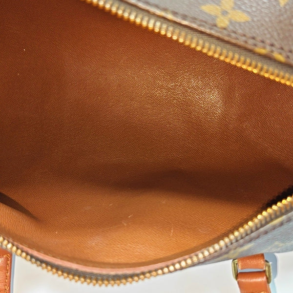 PAPILLON 30 Monogram Coated Canvas Brown
