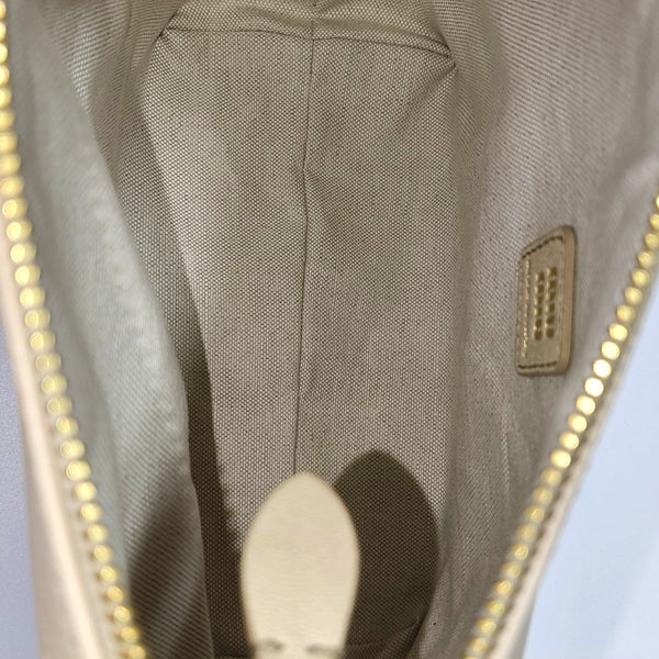 Lambskin Top Handle Bag Mini Beige