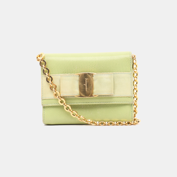 Calfskin Tote Bag Green