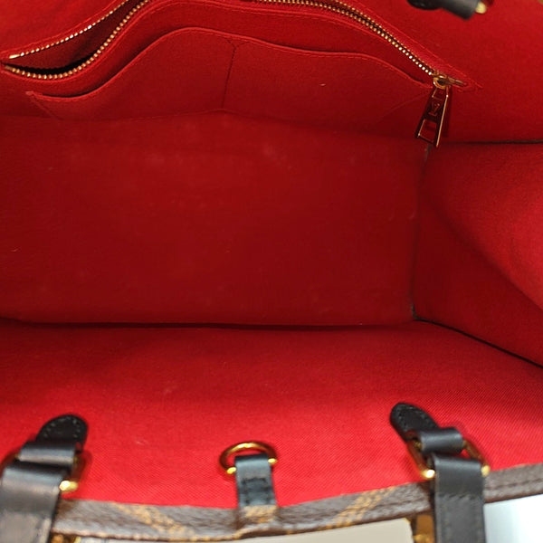 ONTHEGO MM Monogram Coated Canvas Brown