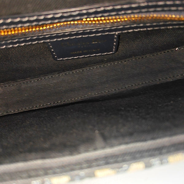 Oblique Canvas Shoulder Bag Blue