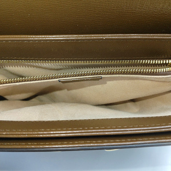 Horsebit 1955 Medium Monogram Coated Canvas Beige