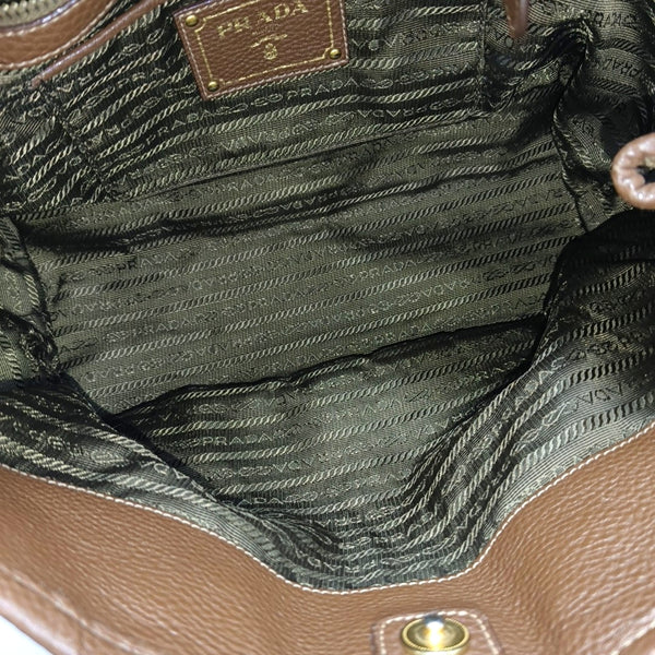 Nylon Tote Bag Brown