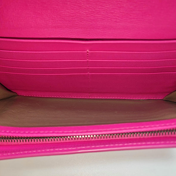 Lambskin Wallet Red