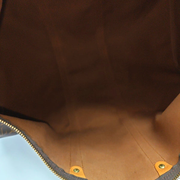SAC SOUPLE 55 Monogram Coated Canvas Brown