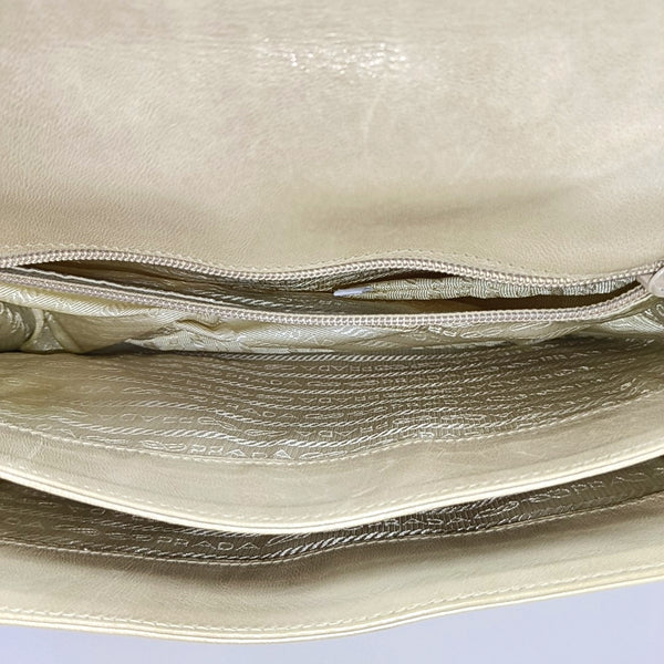 Calfskin Shoulder Bag Beige