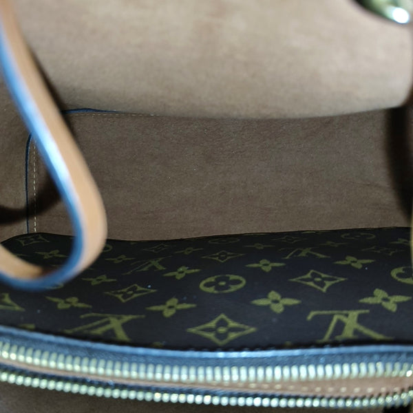 NÉONOÉ MM Monogram Coated Canvas Brown