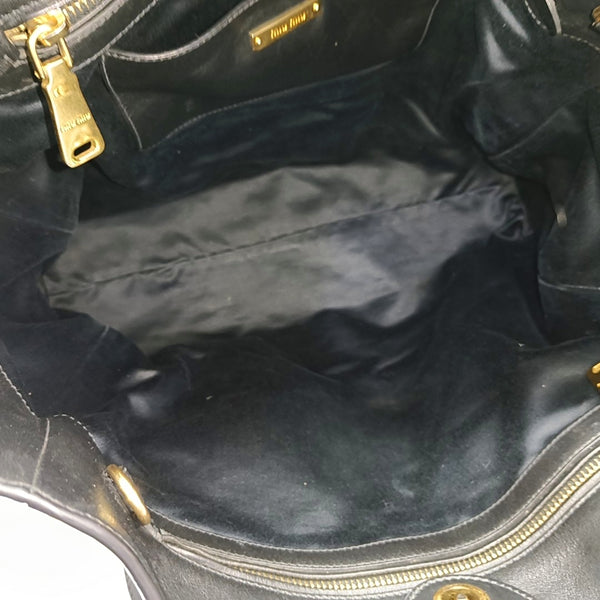 Calfskin Tote Bag Black
