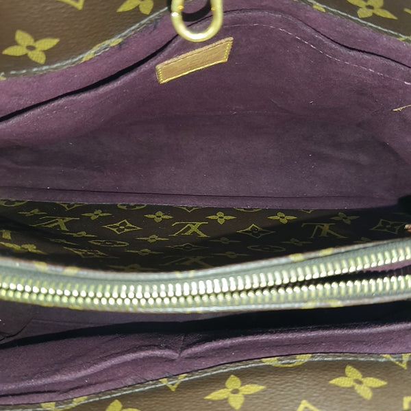 MONTAIGNE Monogram Coated Canvas Brown