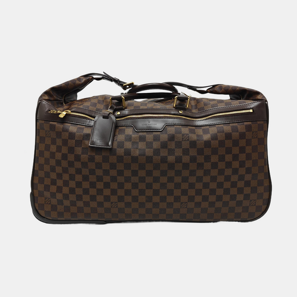 EOLE Damier Ebene Coated Canvas Brown