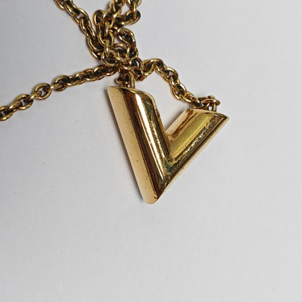 LV & ME Metal Gold Necklace