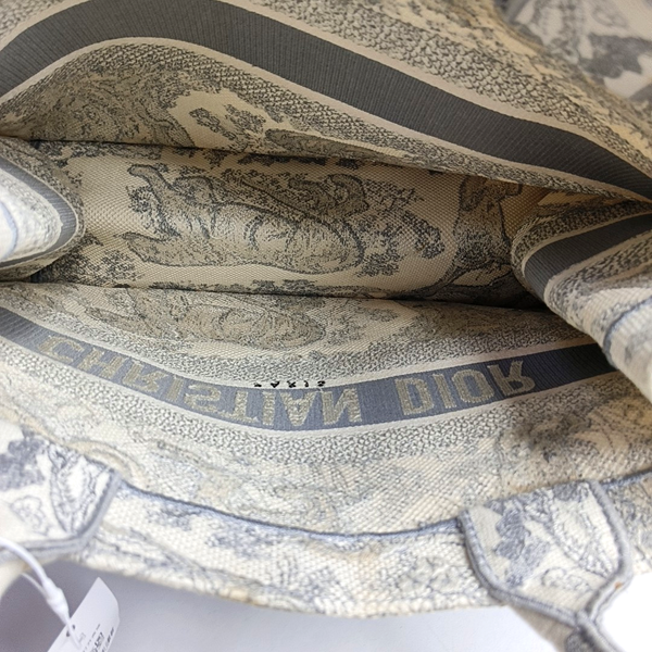 Book Tote Medium Canvas Gray