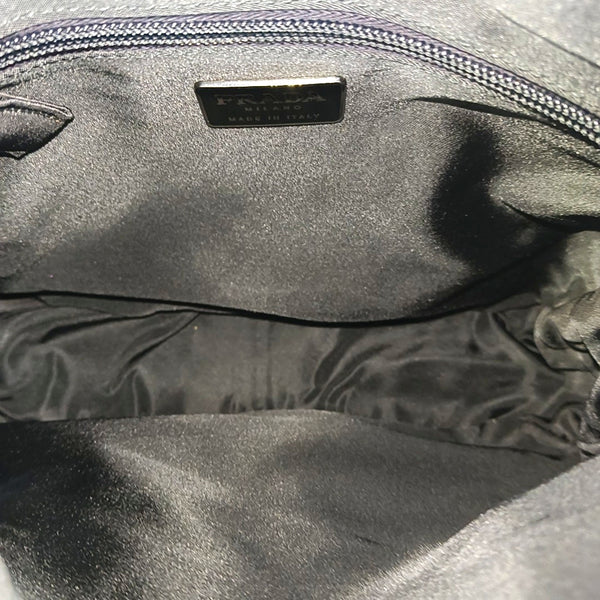 Nylon Shoulder Bag Black