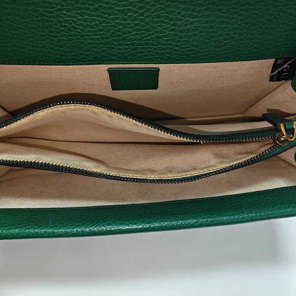 Dionysus Small Calfskin Green
