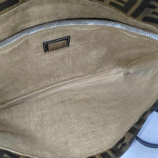 Canvas Shoulder Bag Brown