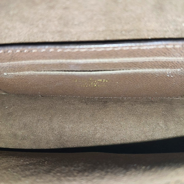 Lily Monogram Coated Canvas Brown
