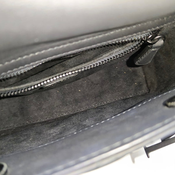 Lady Dior Mini Cannage Lambskin Black
