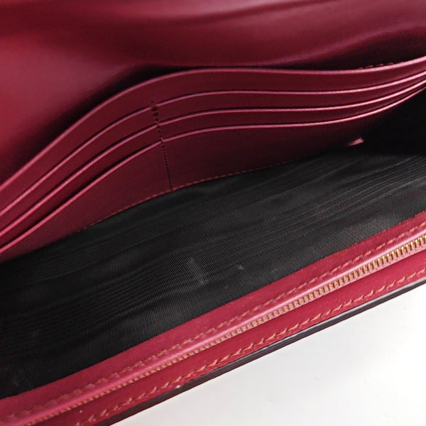 Monogram Patent Leather Wallet Pink