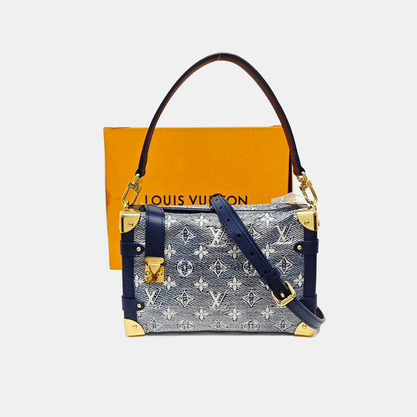 SIDE TRUNK Monogram Denim Blue