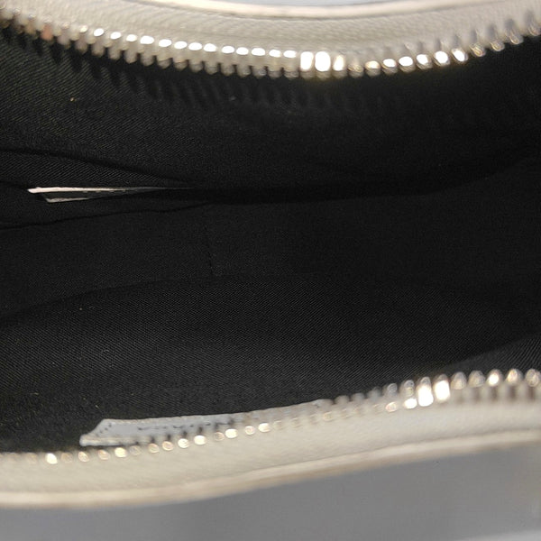 Le Cagole Mini Lambskin Silver