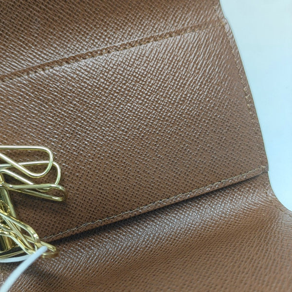 Monogram Coated Canvas Wallet Brown