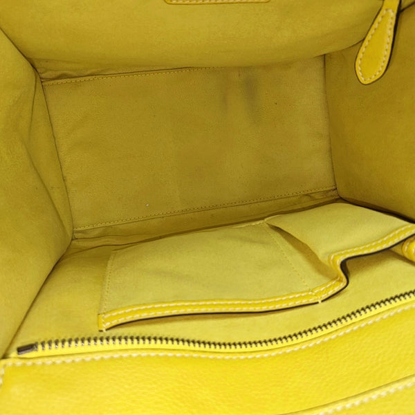 LUGGAGE Mini Calfskin Yellow