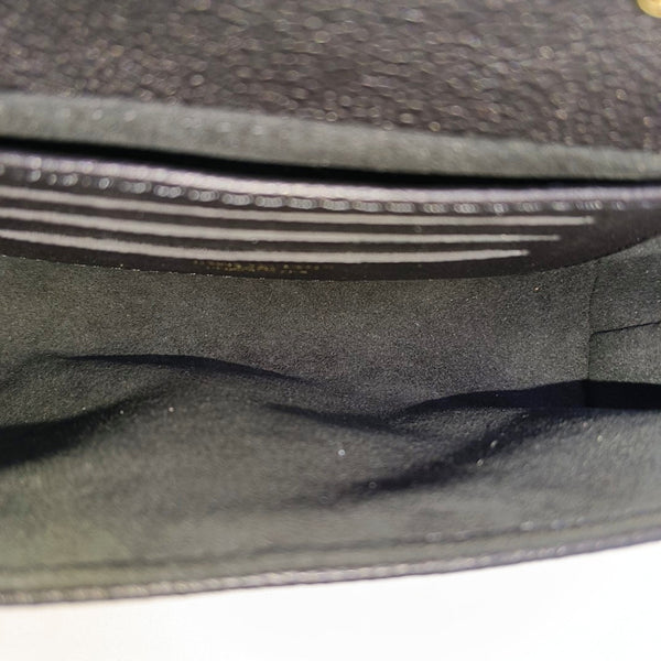 MADELEINE Nano Monogram Calfskin Black