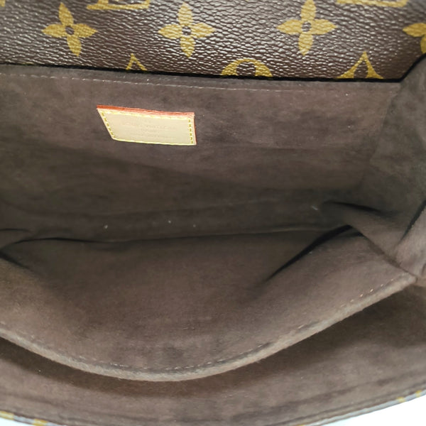 MÉTIS MM Monogram Coated Canvas Brown