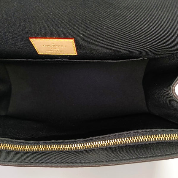 CLUNY Monogram Coated Canvas Brown