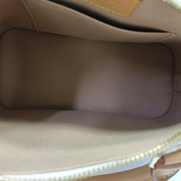 ALMA BB Monogram Coated Canvas White