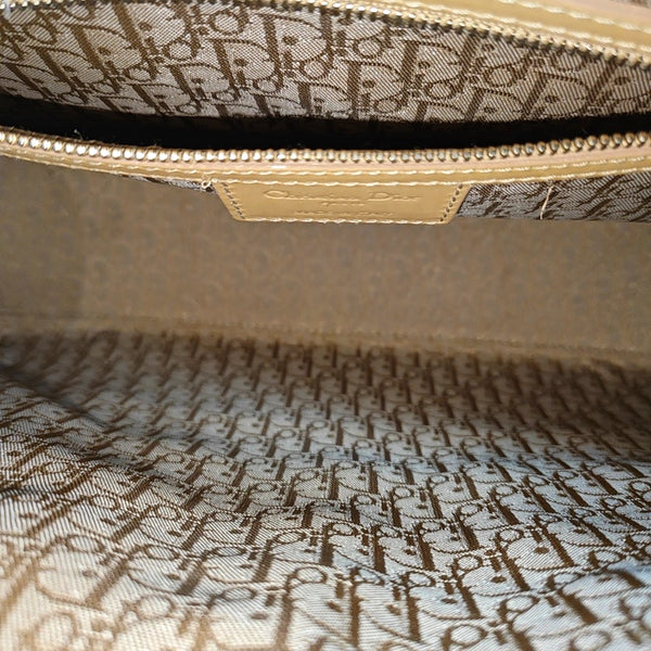 Lady Dior Large Cannage Lambskin Yellow