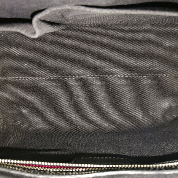 Boston Oblique Patent Leather Black