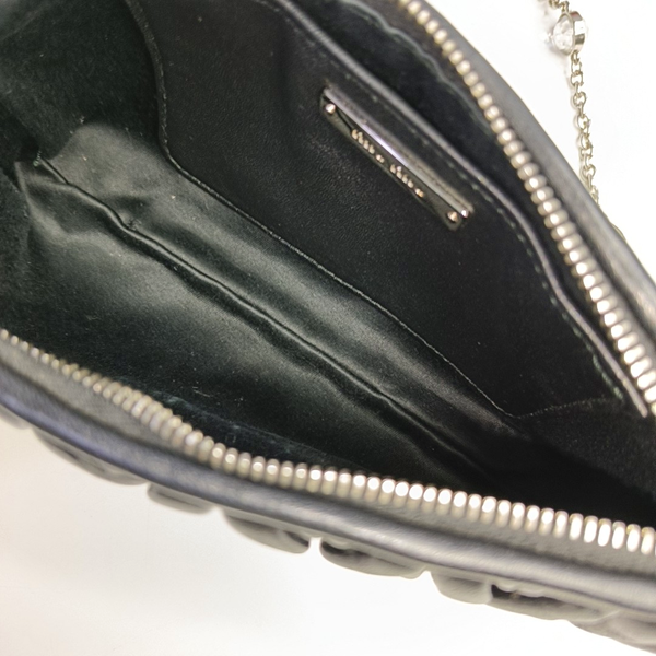 Matelassé Quilted Calfskin Black