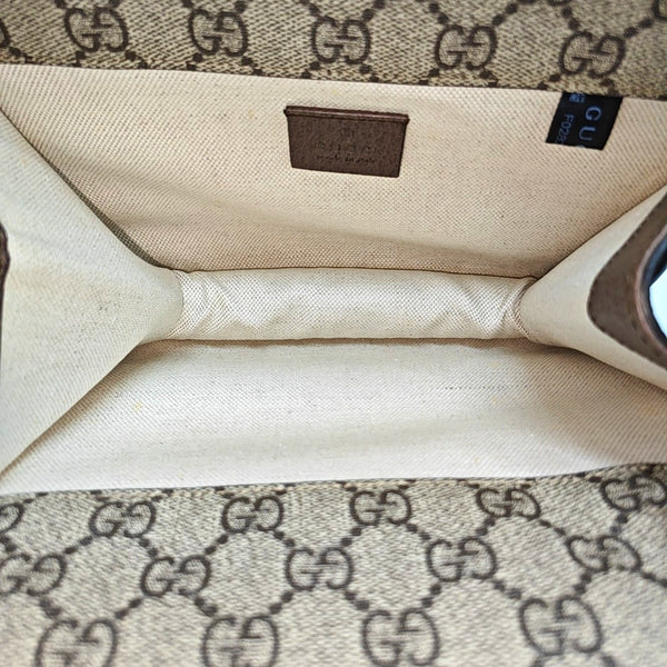 Neo Vintage Small Monogram Coated Canvas Beige
