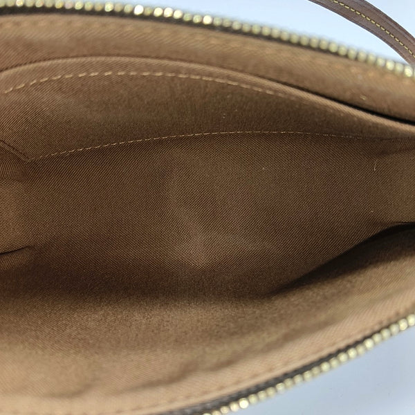 ACCESSOIRES GM Monogram Coated Canvas Brown