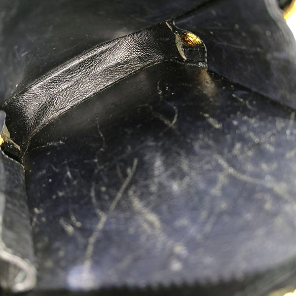 Calfskin Crossbody Bag Black