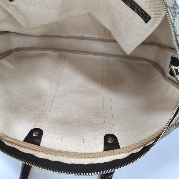 Duffle Monogram Coated Canvas Beige