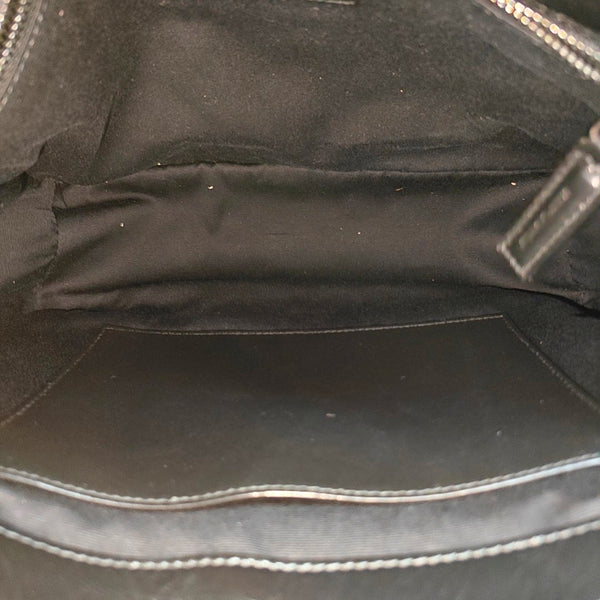 NIKI Medium Chevron Calfskin Black