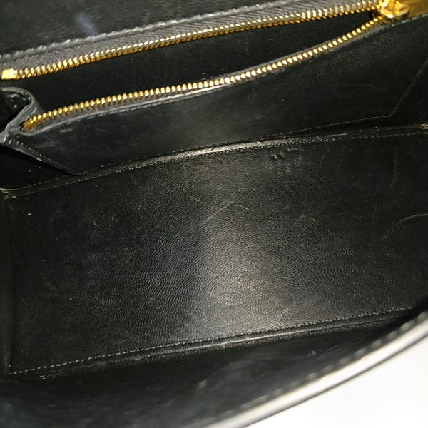 Hourglass S Calfskin Black