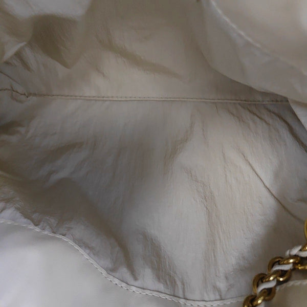 The Pouch Large Calfskin White
