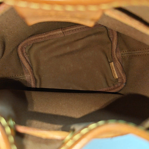 NÉONOÉ Nano Monogram Coated Canvas Brown