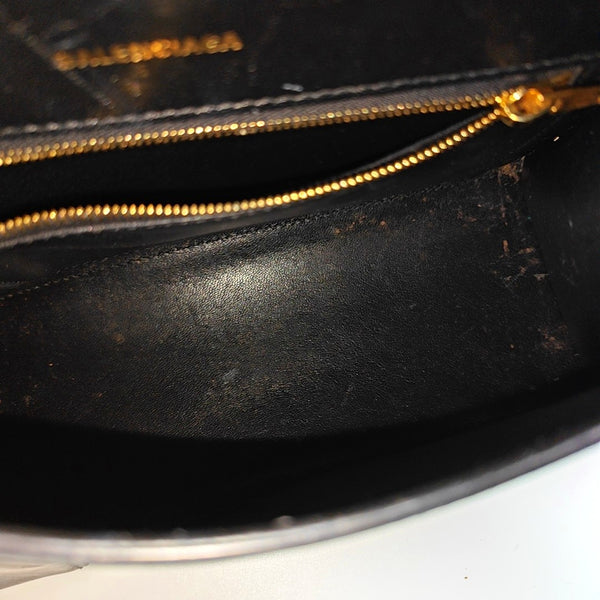 Hourglass S Calfskin Black