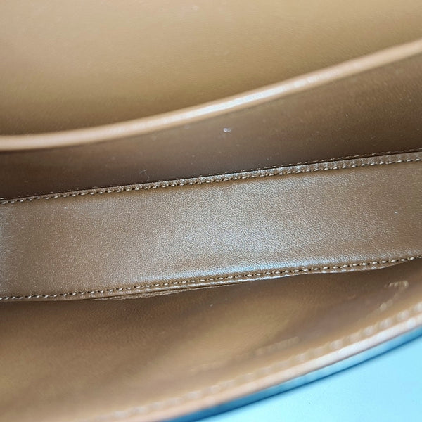 TRIOMPHE Small Coated Canvas Brown