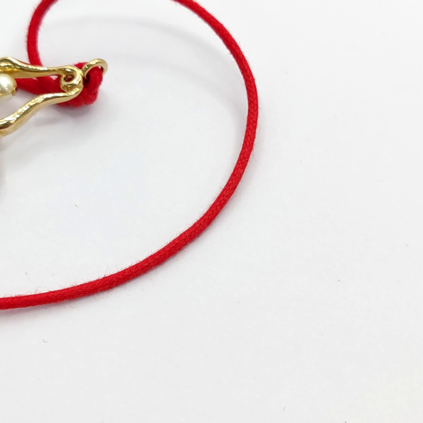 Fabric Red Bracelet