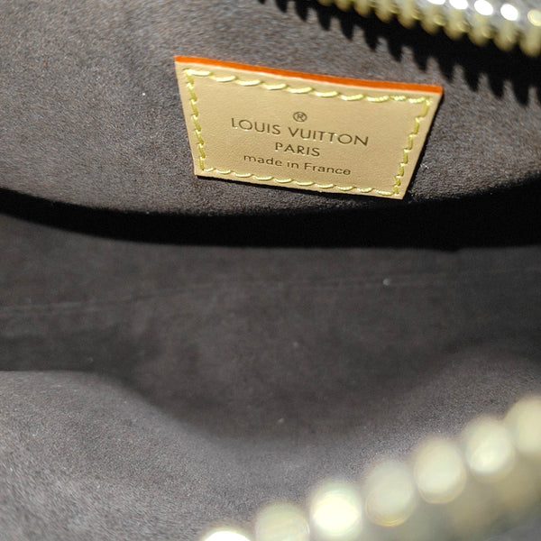 SIDE TRUNK MM Monogram Coated Canvas Brown