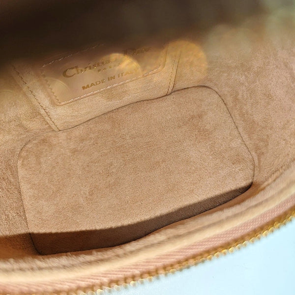 Lady Dior Super Mini Quilted Lambskin Pink