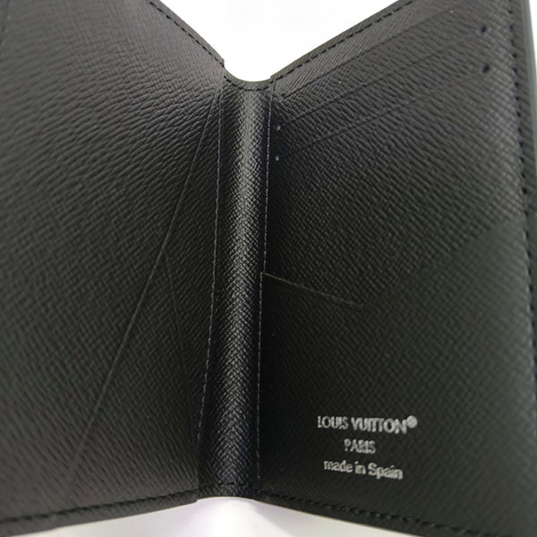 Monogram Coated Canvas Wallet Mini Black